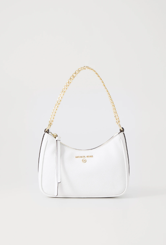 BOLSO MK JET SET CHARM OPTIC WHITE